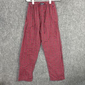 Polo Ralph Lauren Mens Sleep Pants S Red Plaid Winter Cabincore Grunge